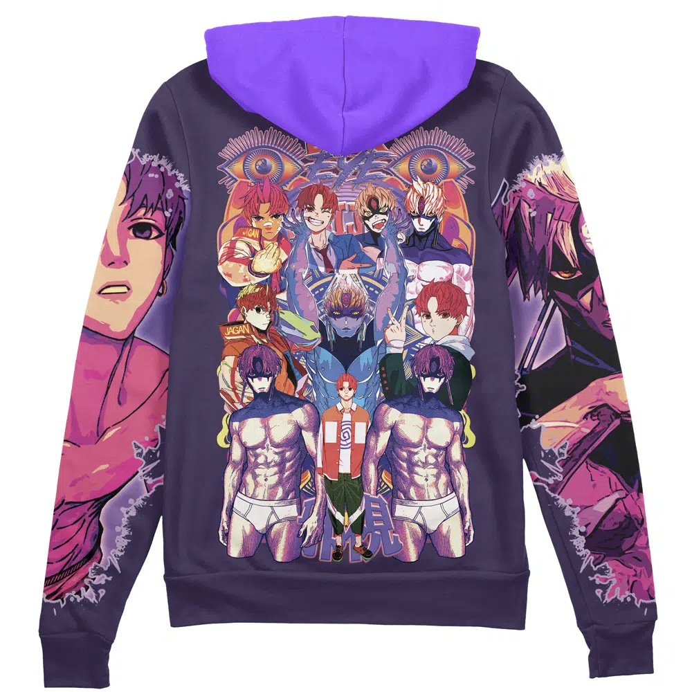 Enjoji Jin Dandadan Streetwear Zip Hoodie Jacket