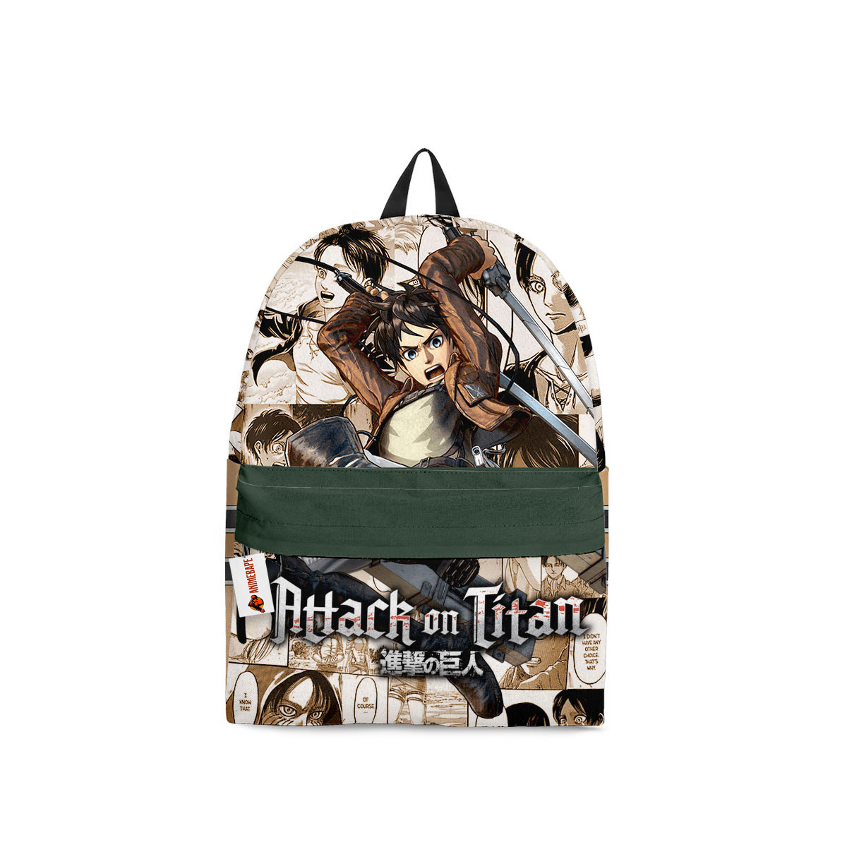 Kids School Backpack Eren Yeager Gift School Bag Attack on Titan