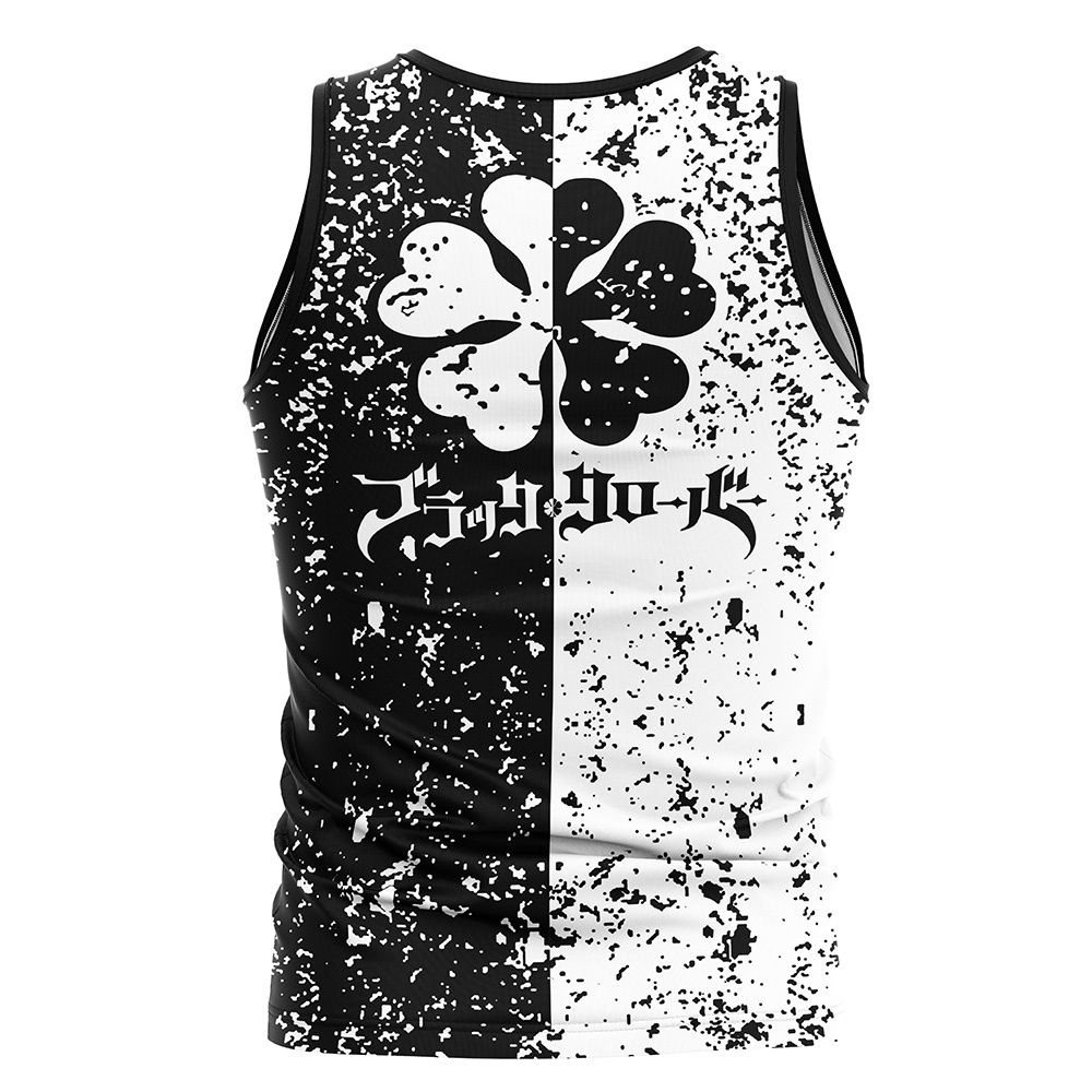 Five Leaf Clover Black Clover Tank Top 5