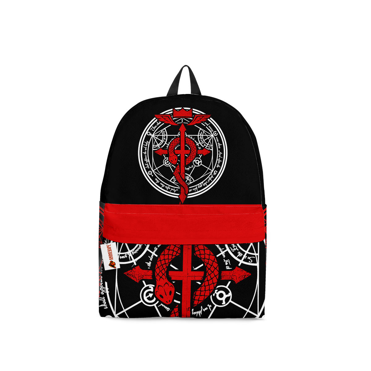 Kids School Backpack Fullmetal Flamel Symbols School Bag