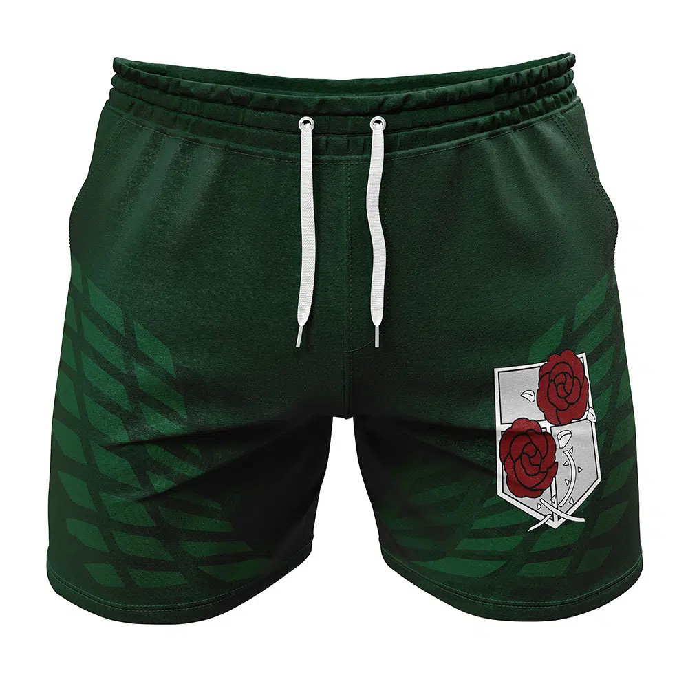Garrison Attack on Titan Gym Shorts