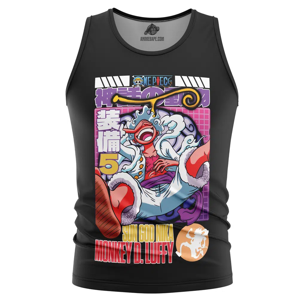 Gear 5th Luffy V3 One Piece Streetwear Tank Top