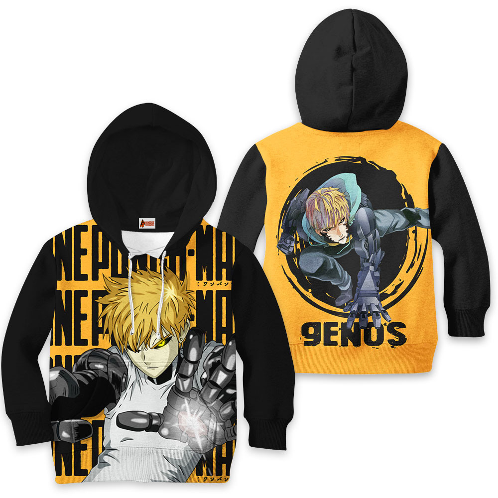 Kids Hoodie Genos One Punch Man
