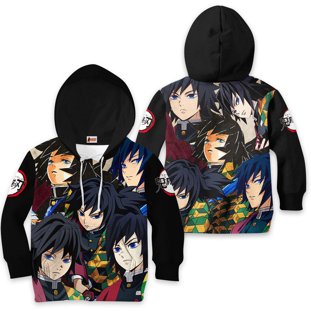 Kids Hoodie Giyu Tomioka 2 Demon Slayer Kimetsu No Yaiba
