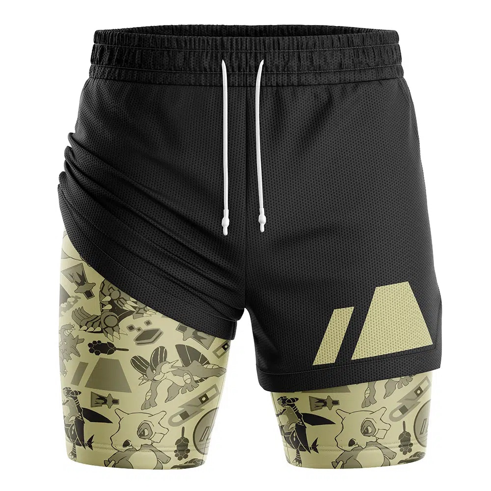 Ground V2 Pokemon Compression Workout Training Shorts (2-in-1)
