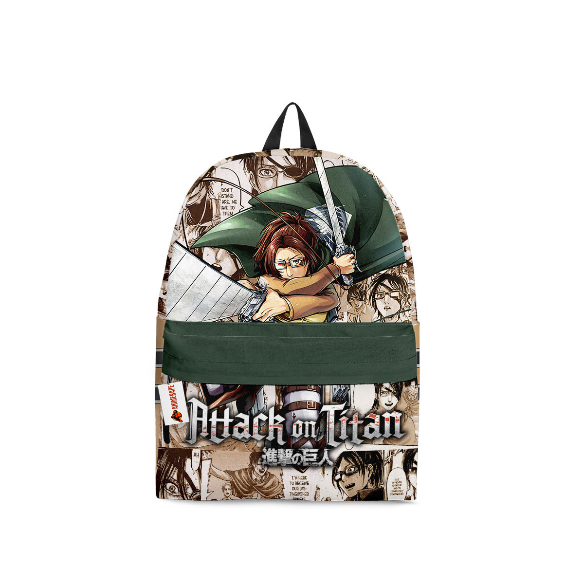Kids School Backpack Hange Zoe Manga School Bag Attack on Titan