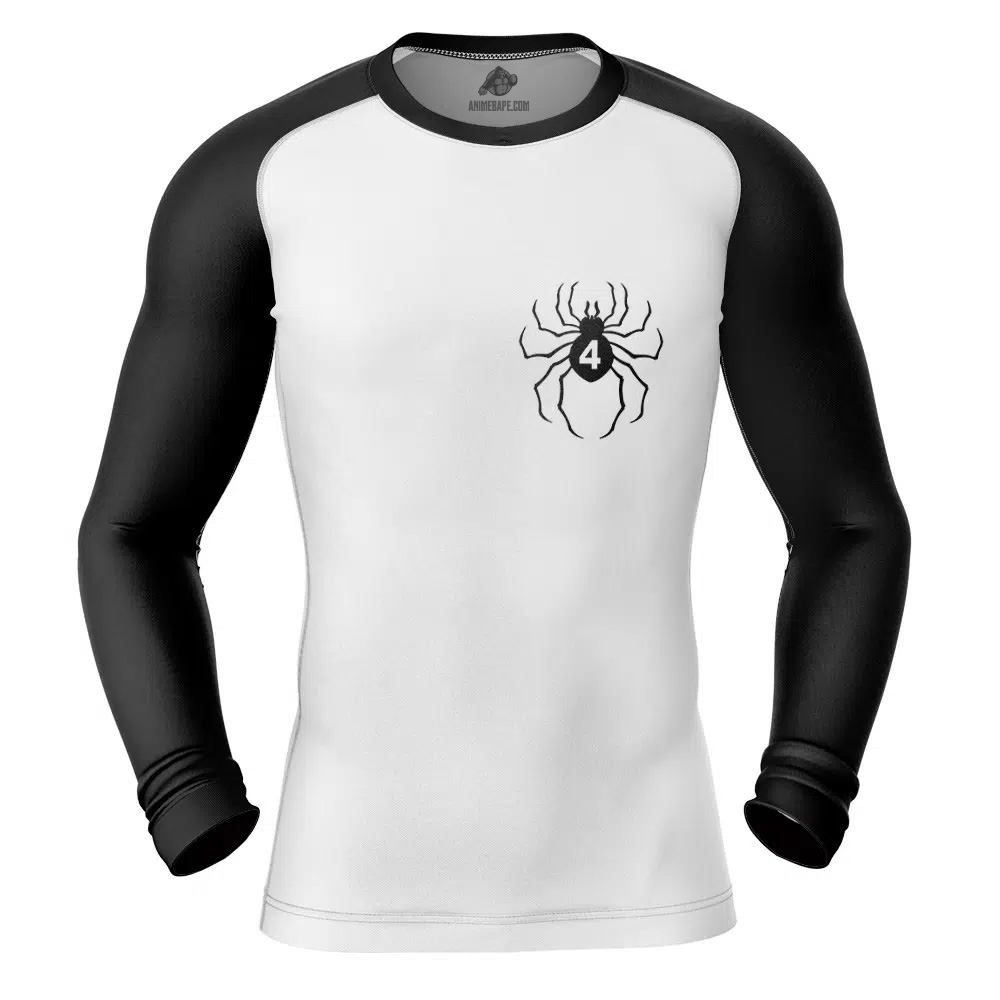 Hisoka V2 Phantom Troupe Hunter x Hunter Long Sleeve Rash Guard Compression Shirt