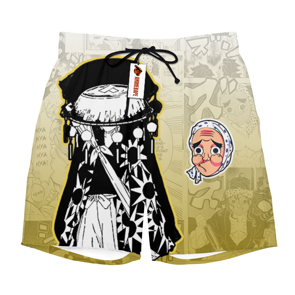Hotaru Haganezuka Board Shorts Pants Manga Style Demon Slayer