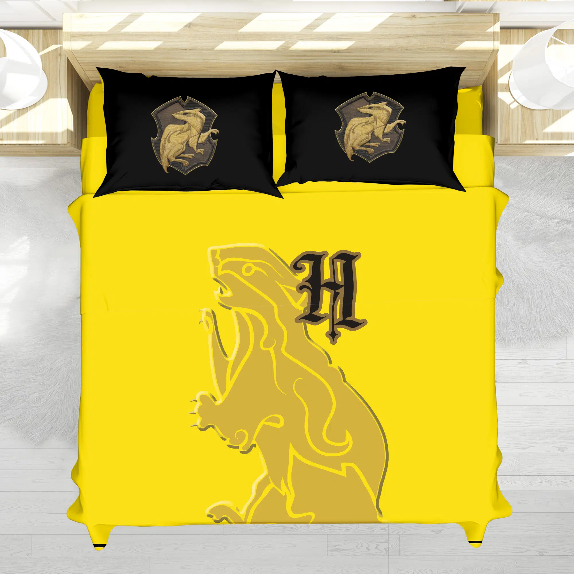Hufflepuff Hogwarts Legacy Bedding Set