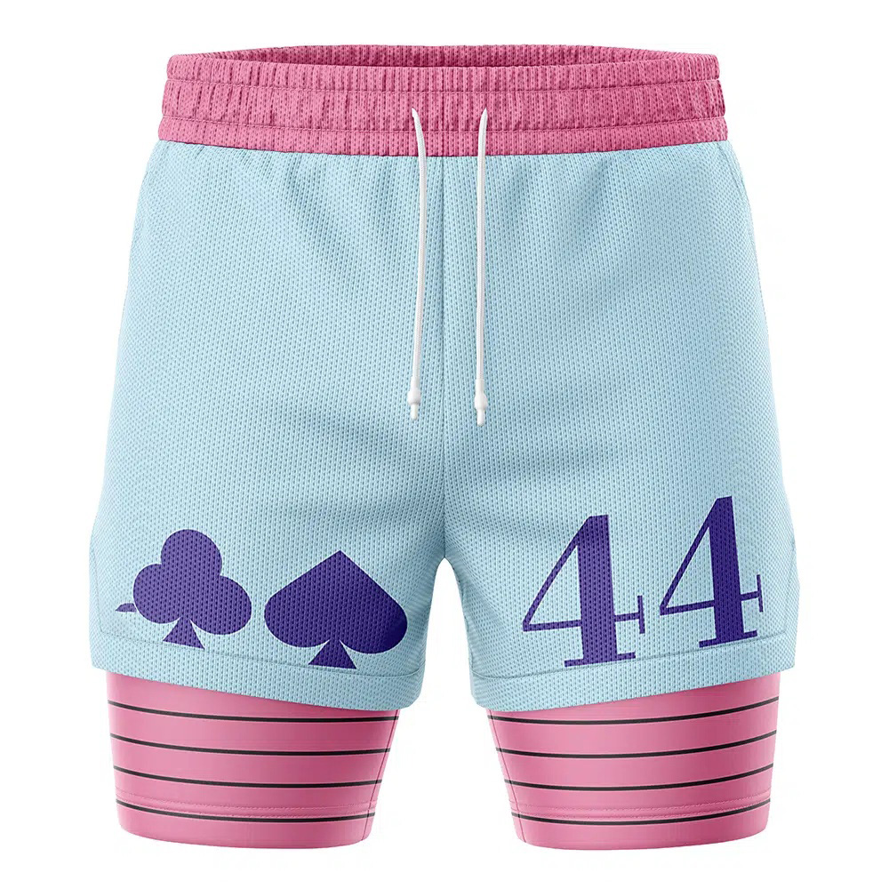 Hypnotic Eye Hisoka Hisoka Hunter X Hunter Compression Workout Training Shorts (2-in-1)