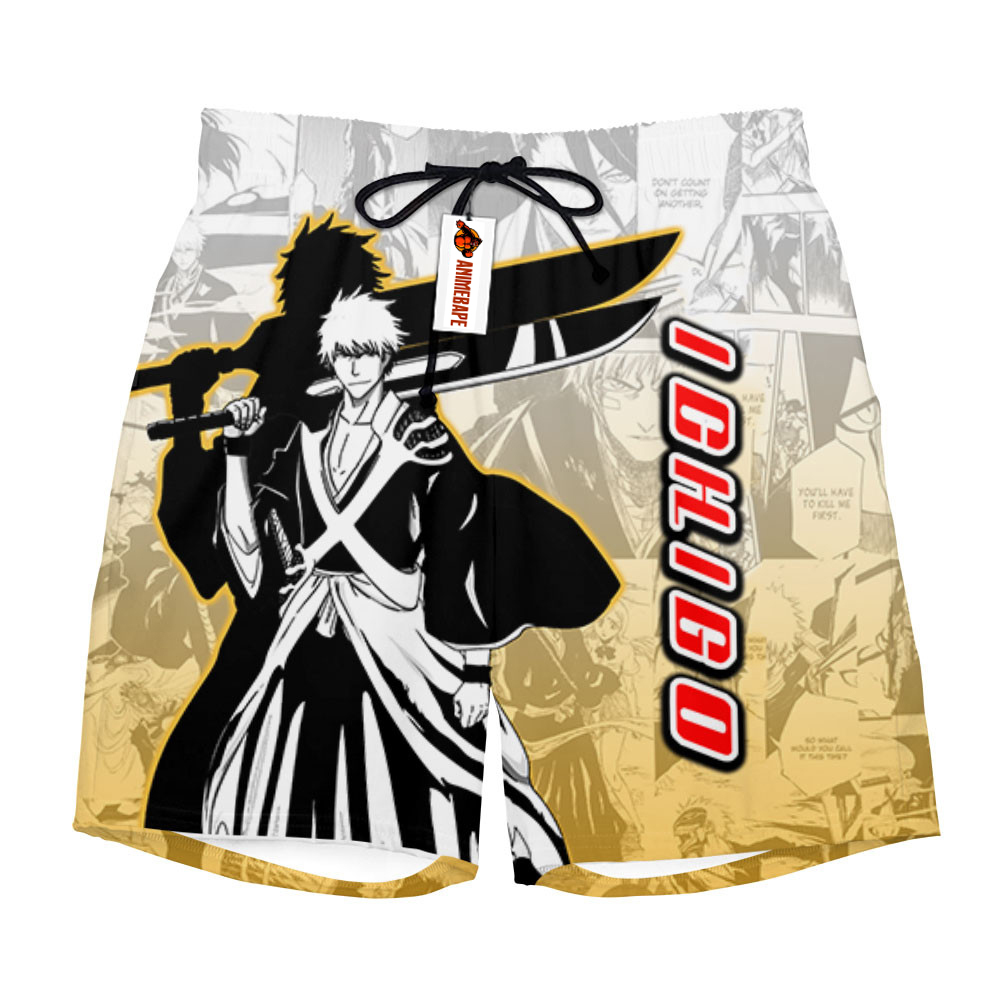 Ichigo Kurosaki Board Shorts Pants Manga Style Bleach