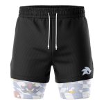 Sonic the Hedgehog Compression Workout Training Shorts (2-in-1) - Image 2