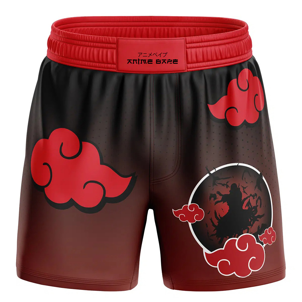 Itachi Uchiha Akatsuki BJJ MMA Fight Shorts