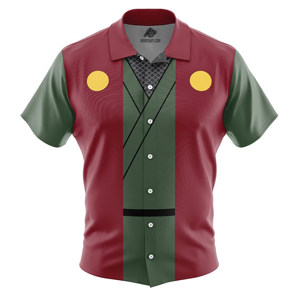 Jiraiya Shippuden Button Up Hawaiian Shirt