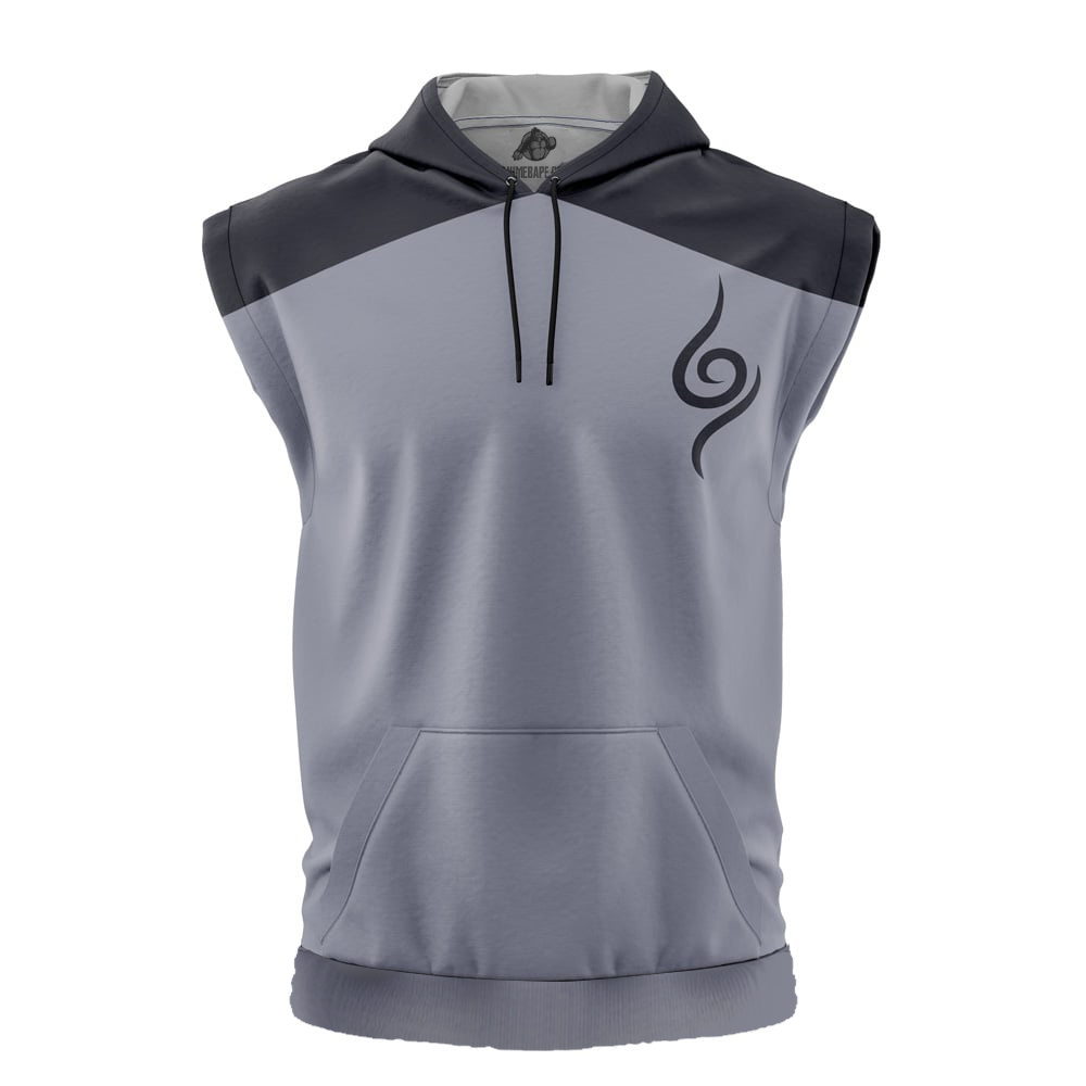 Kakashi Anbu Shippuden Cut Off Sleeveless Workout Hoodie