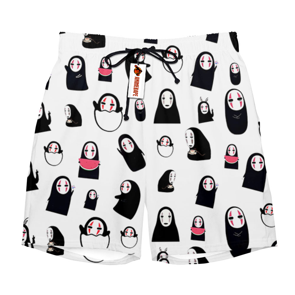 Kaonashi Board Shorts Pants Hawaiian Spirited Away