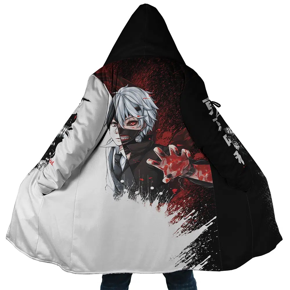 Ken Kaneki Tokyo Ghoul Hooded Cloak Coat