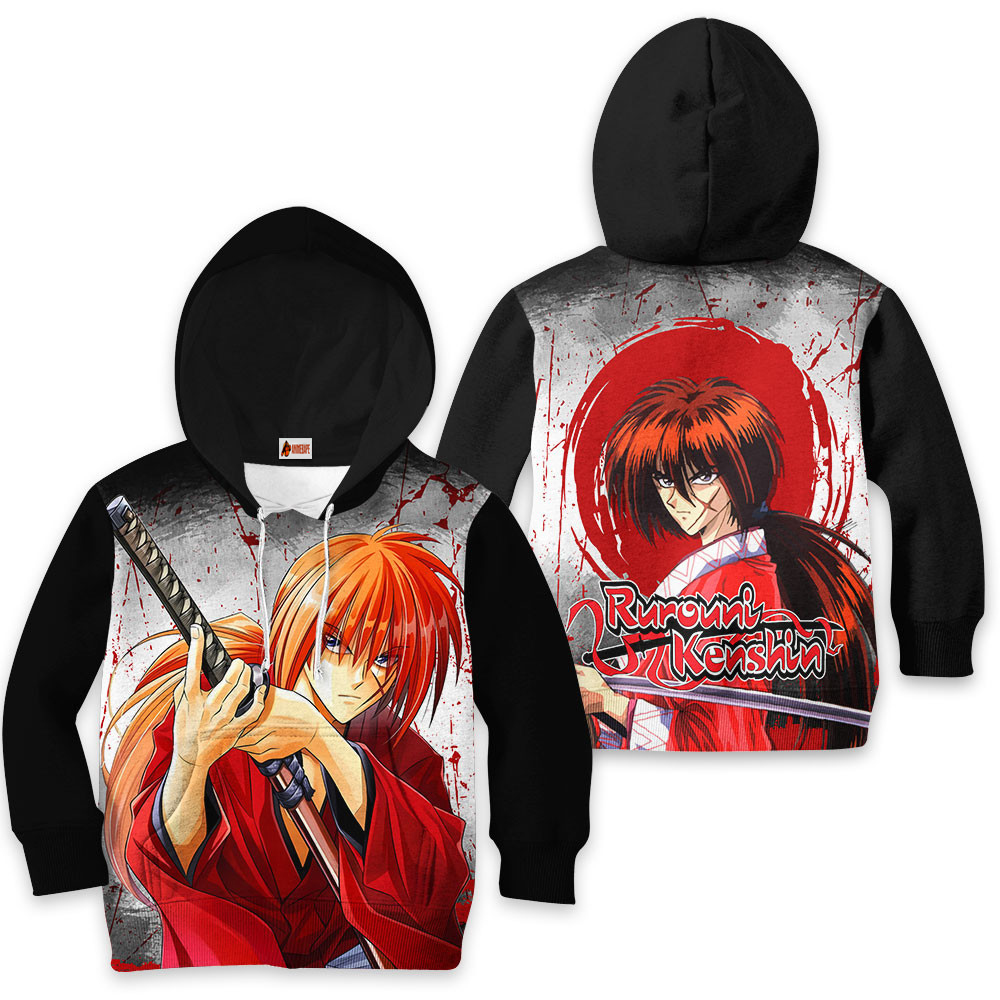 Kids Hoodie Kenshin Himura Rurouni Kenshin Rurouni Kenshin