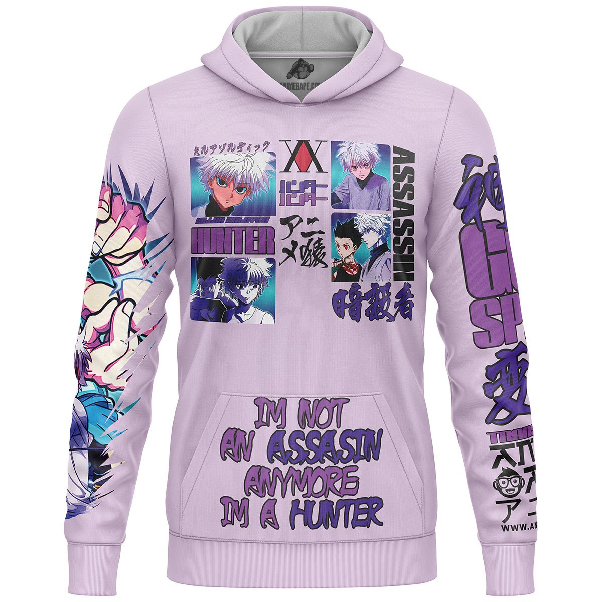 Killua Zoldyck V4 Hunter x Hunter Streetwear Lightweight Hoodie