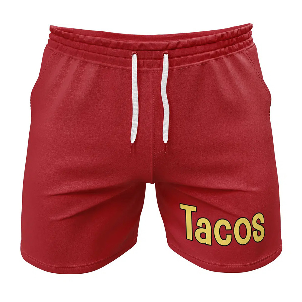 Krillin Tacos Dragon Ball Z Gym Shorts