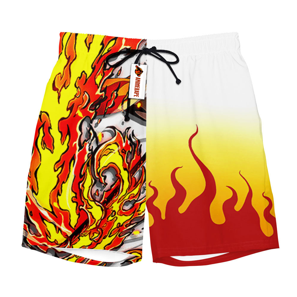 Kyojuro Rengoku Board Shorts Custom Style 2504 Demon Slayer