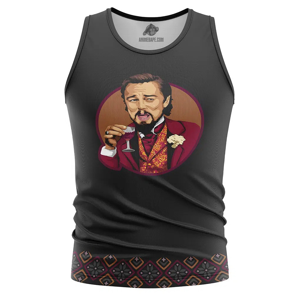 Laughing Leonardo DiCaprio Meme Tank Top