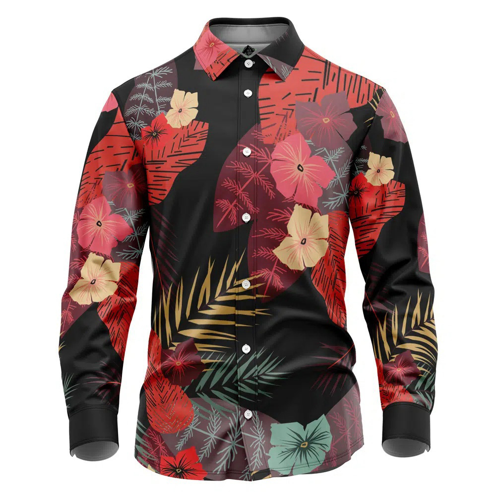 Luffy Live Action One Piece Long Sleeve Button Up Shirt