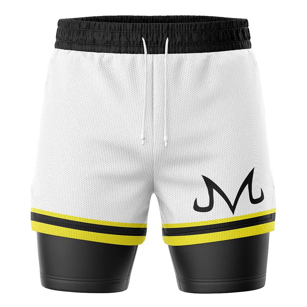 Majin Buu DBZ Compression Workout Training Shorts (2-in-1)