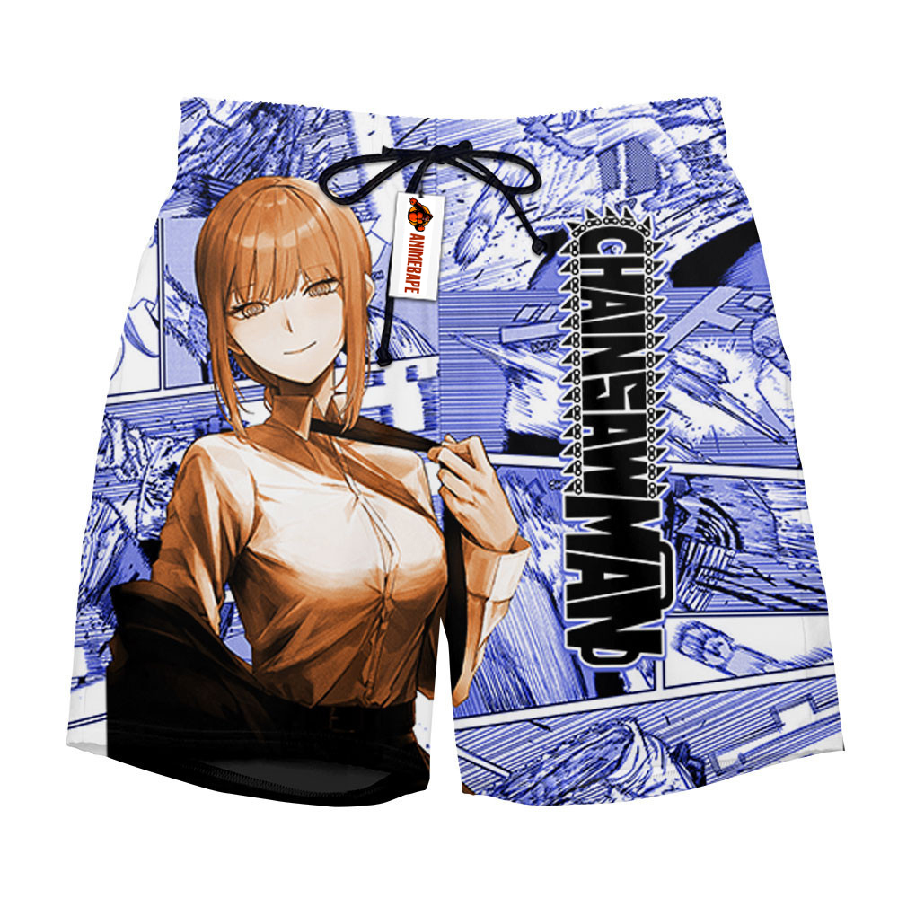 Makima Board Shorts Custom Style 0302 Chainsaw Man