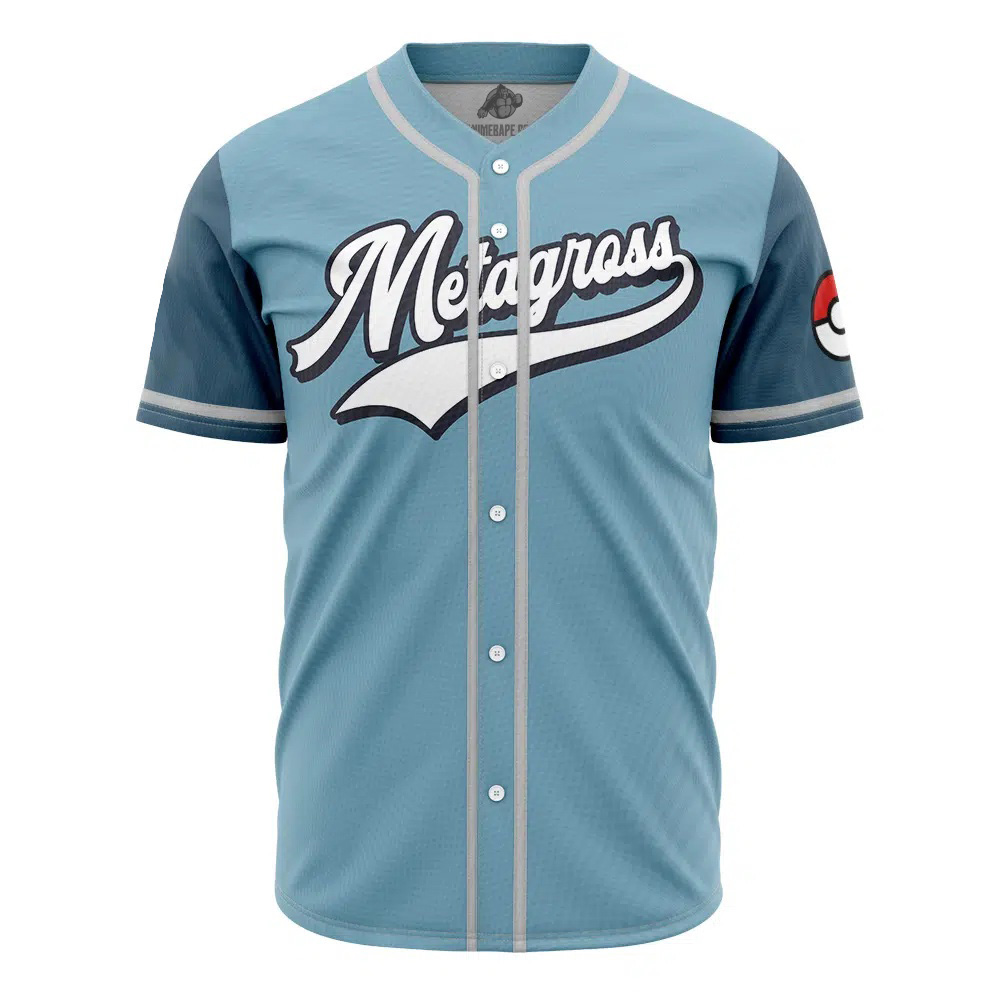 Metagross Pokemon Baseball Jersey