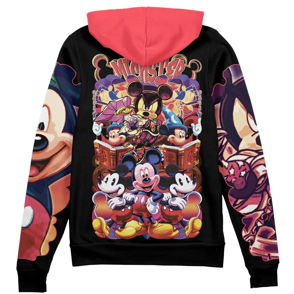 Mickey Mouse Disney Streetwear Zip Hoodie Jacket