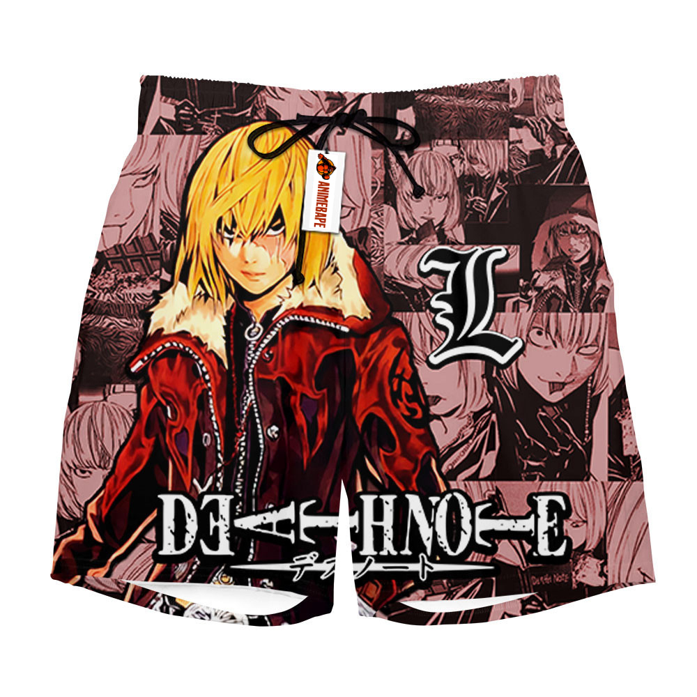 Mihael Keehl Board Shorts Custom Manga Mixed Style 1503 Death Note