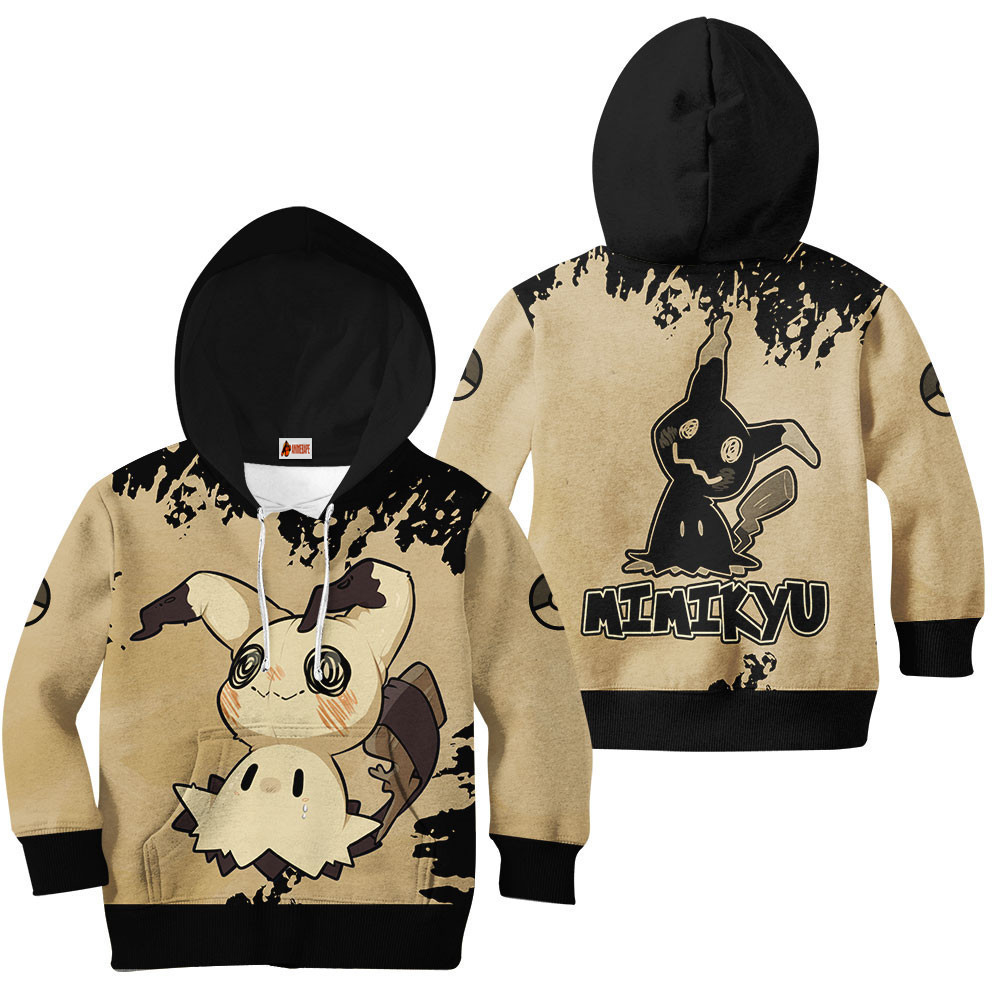 Kids Hoodie Mimikyu Pokemon Anime Pokemon