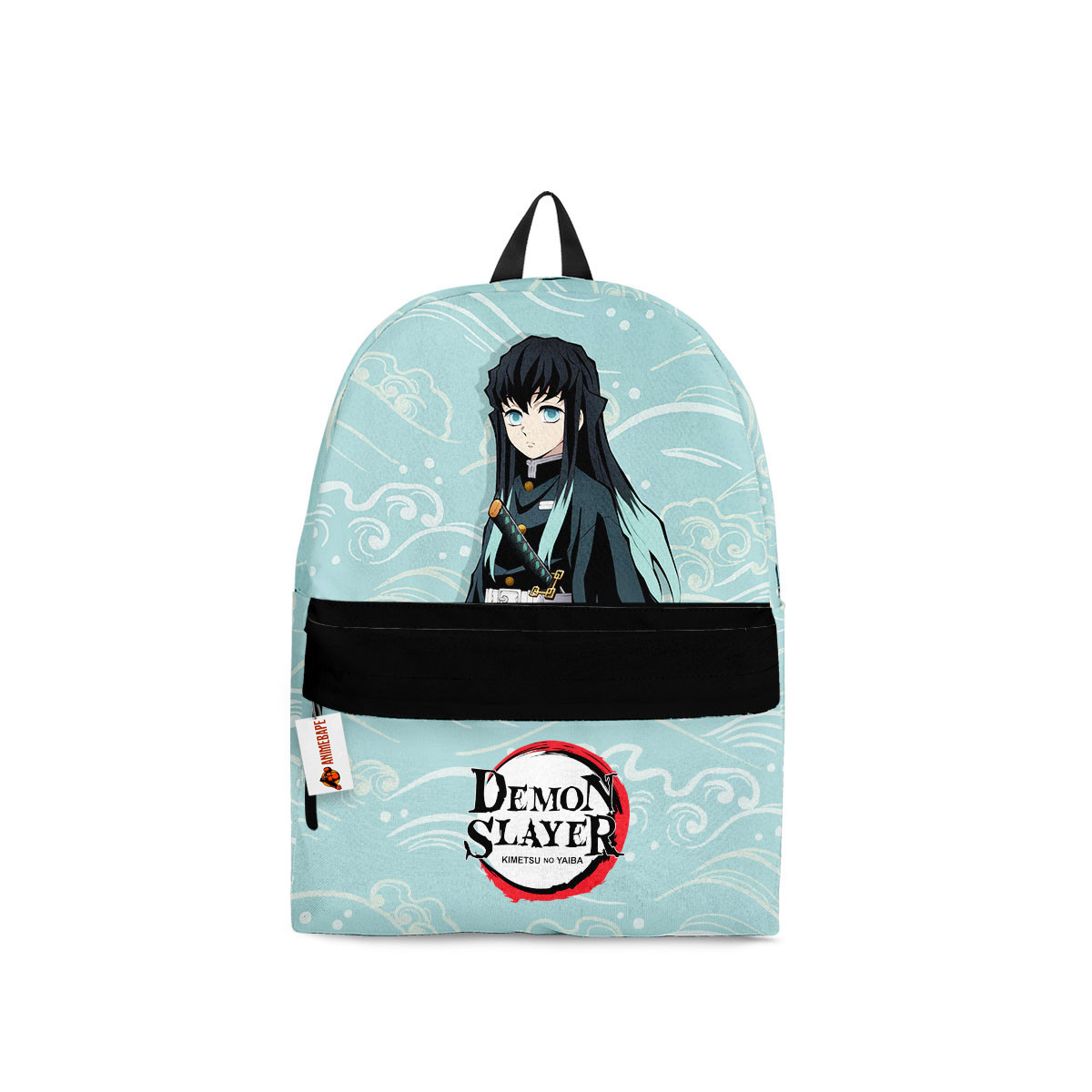 Kids School Backpack Muichiro Tokito School Bag Demon Slayer Kimetsu No Yaiba