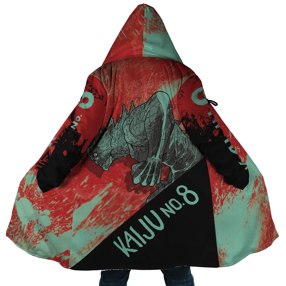 New Monster Shonen Kaiju no 8 Hooded Cloak Coat
