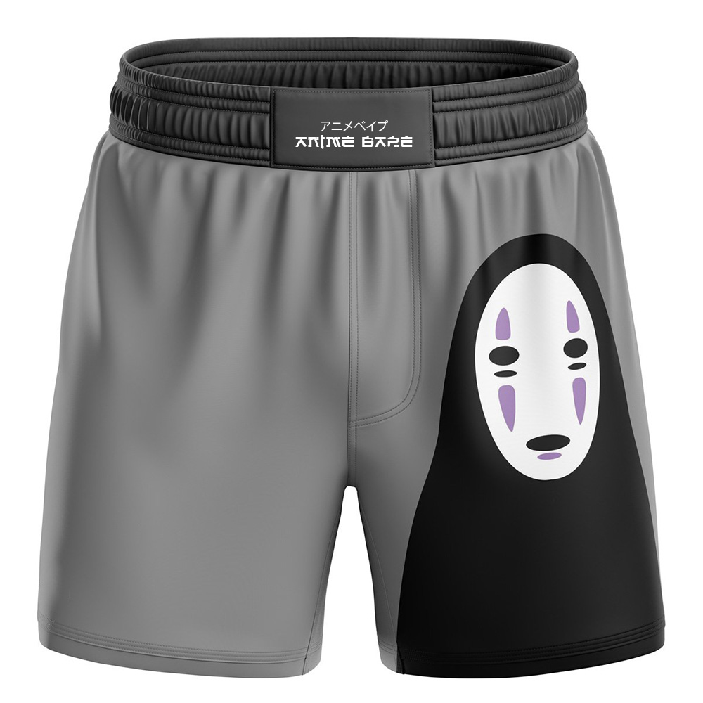 No Face Spirited Away BJJ MMA Fight Shorts