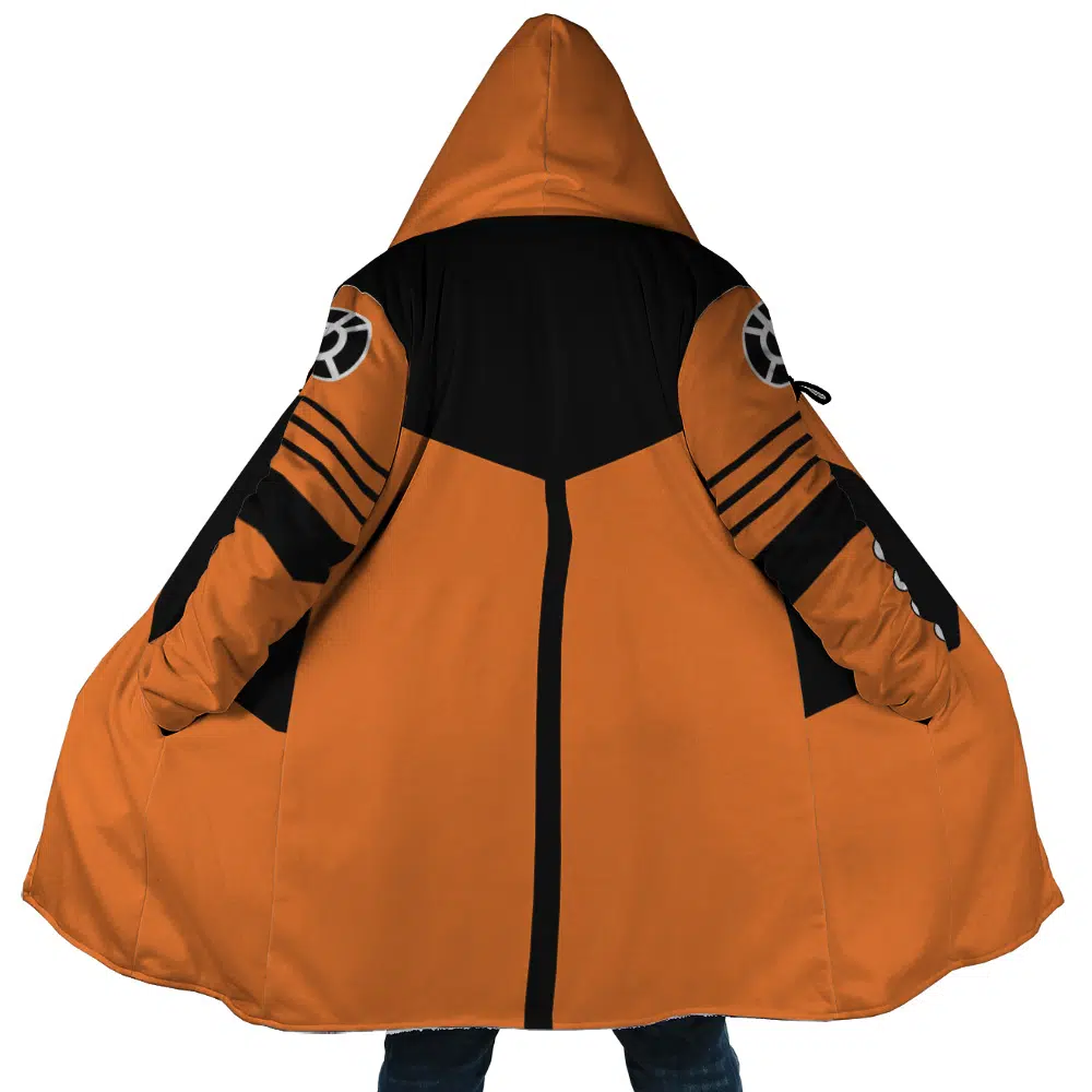 Orange Lantern DC Comics Hooded Cloak Coat