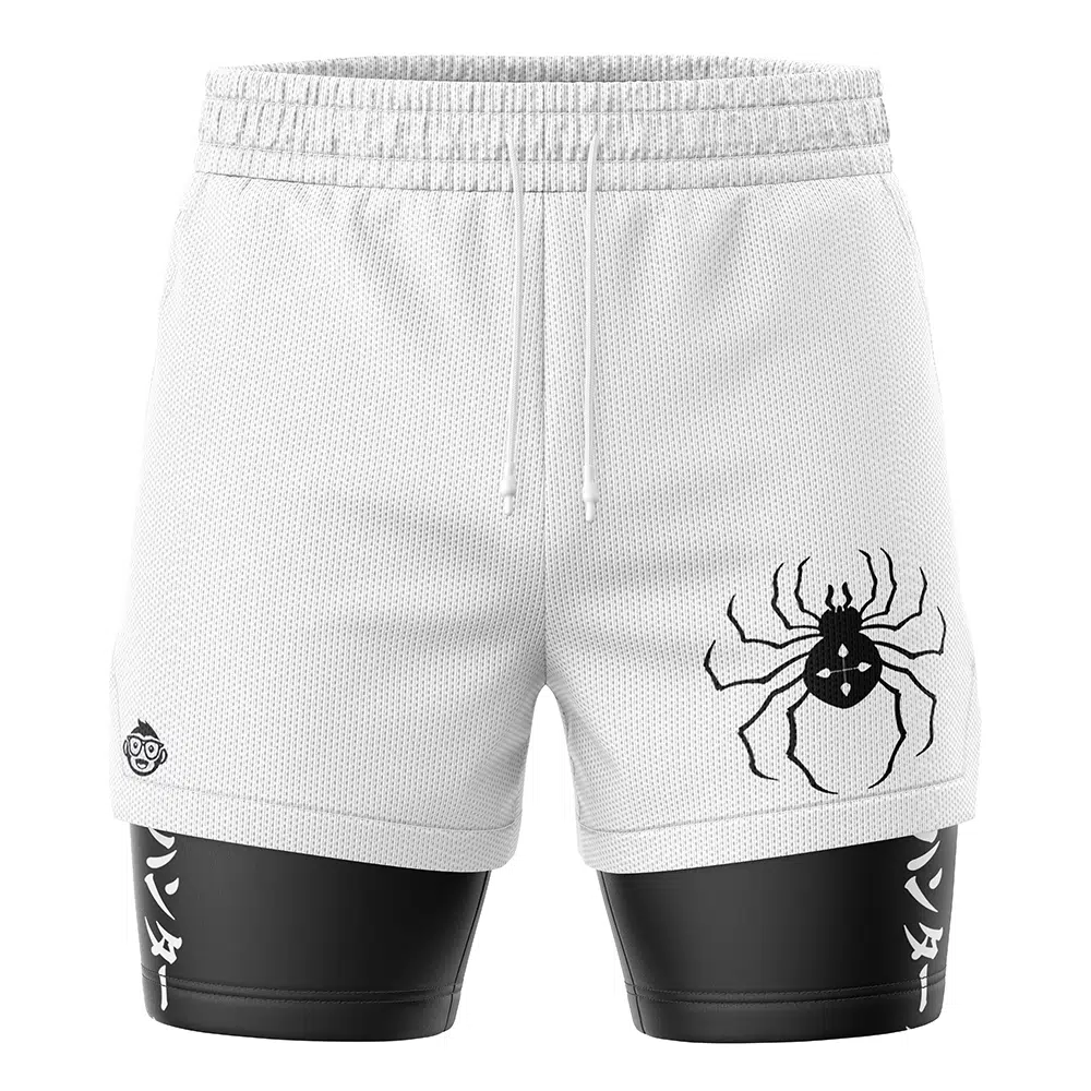 Phantom Troupe Hunter X Hunter Compression Workout Training Shorts (2-in-1)