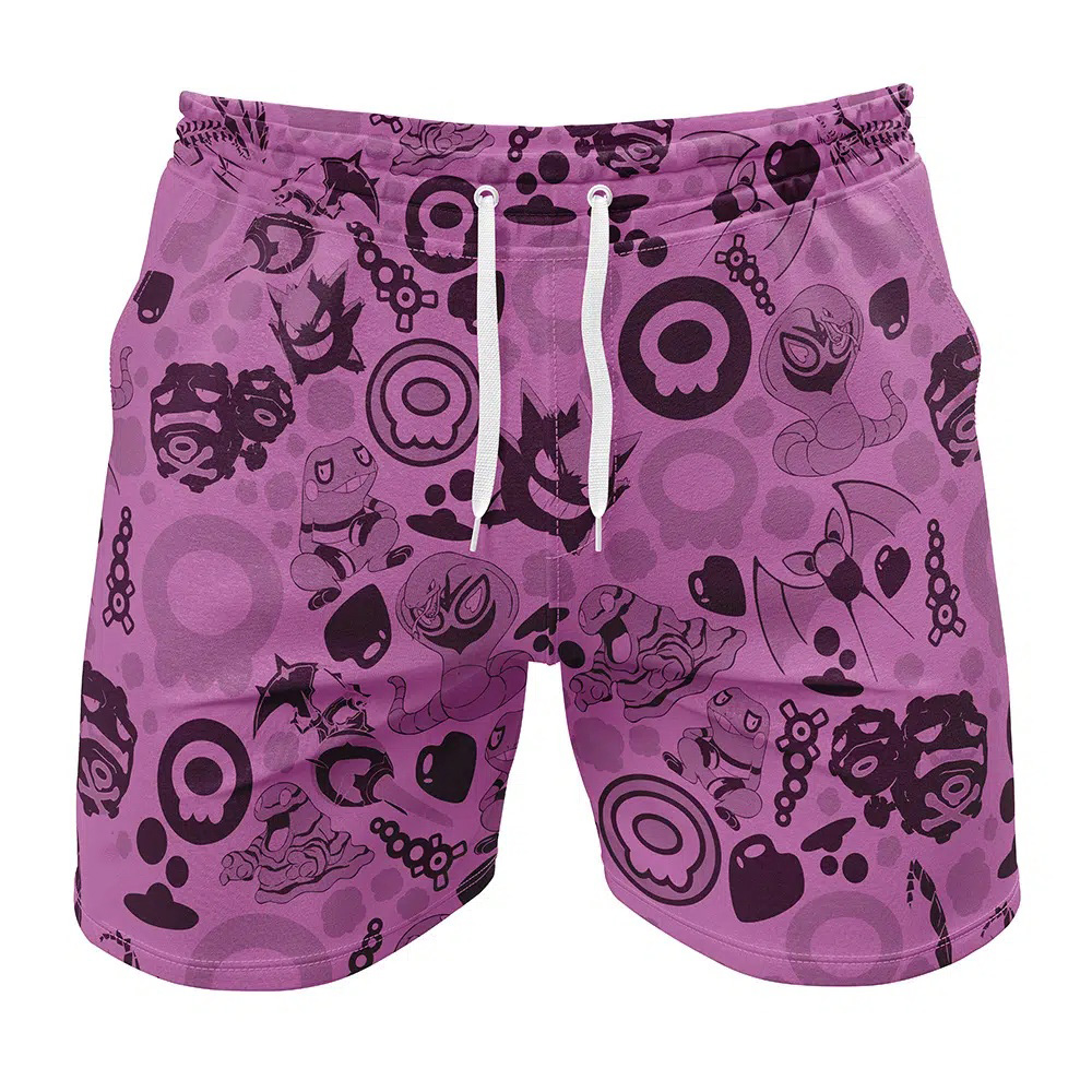 Poison Pokemon Gym Shorts