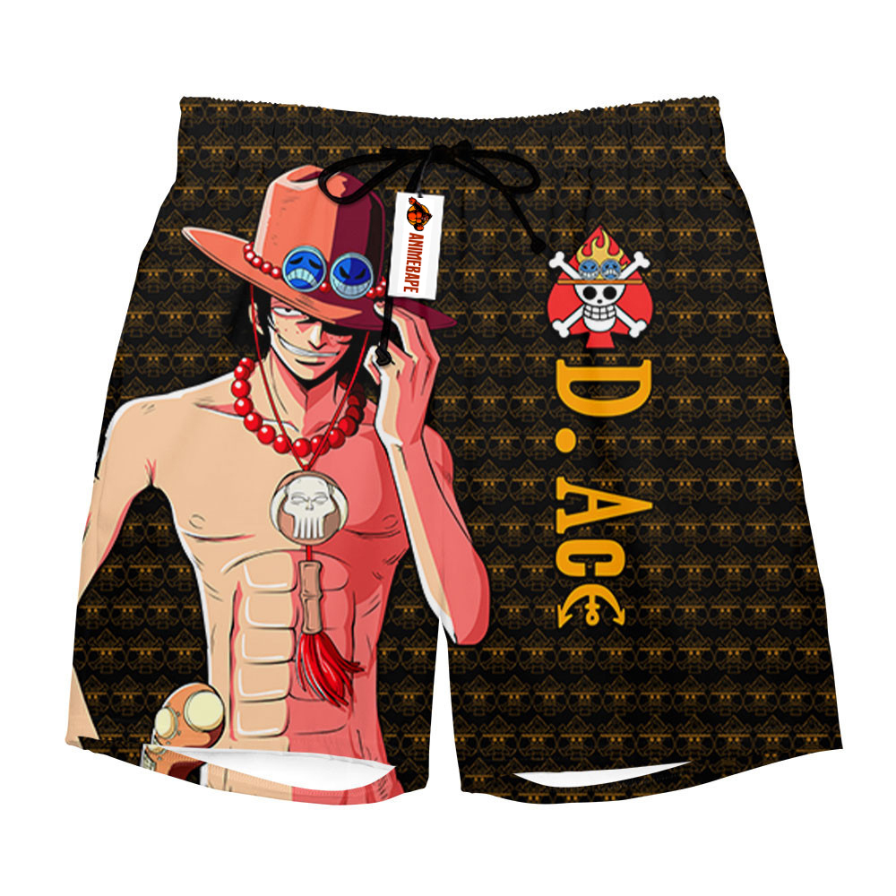 Portgas D. Ace Board Shorts Custom Style 1503 One Piece