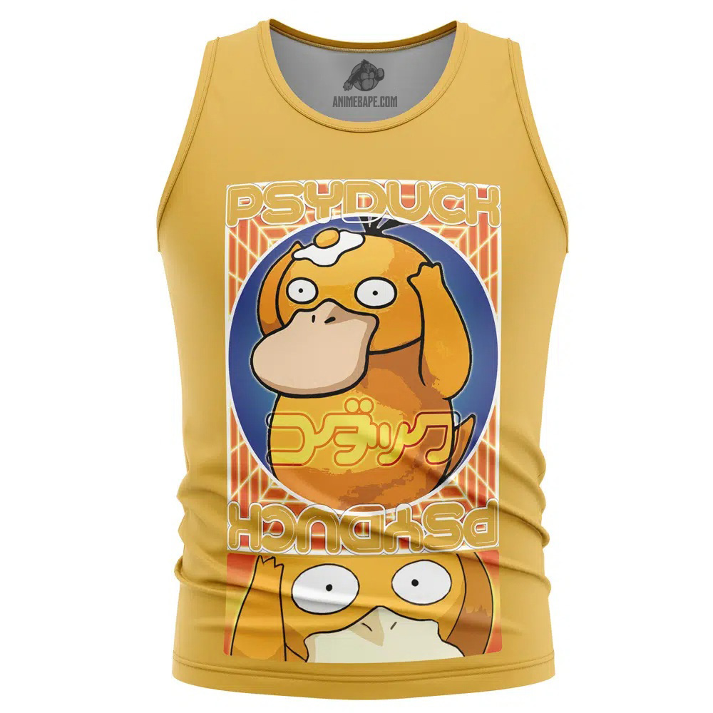 Psyduck Pokemon Streetwear Tank Top