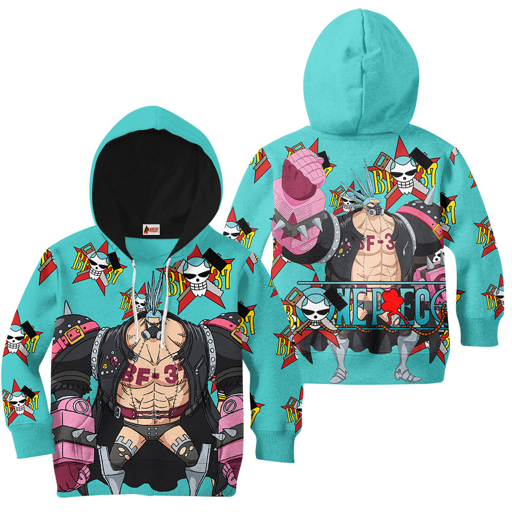 Kids Hoodie Red Franky Movies Red One Piece
