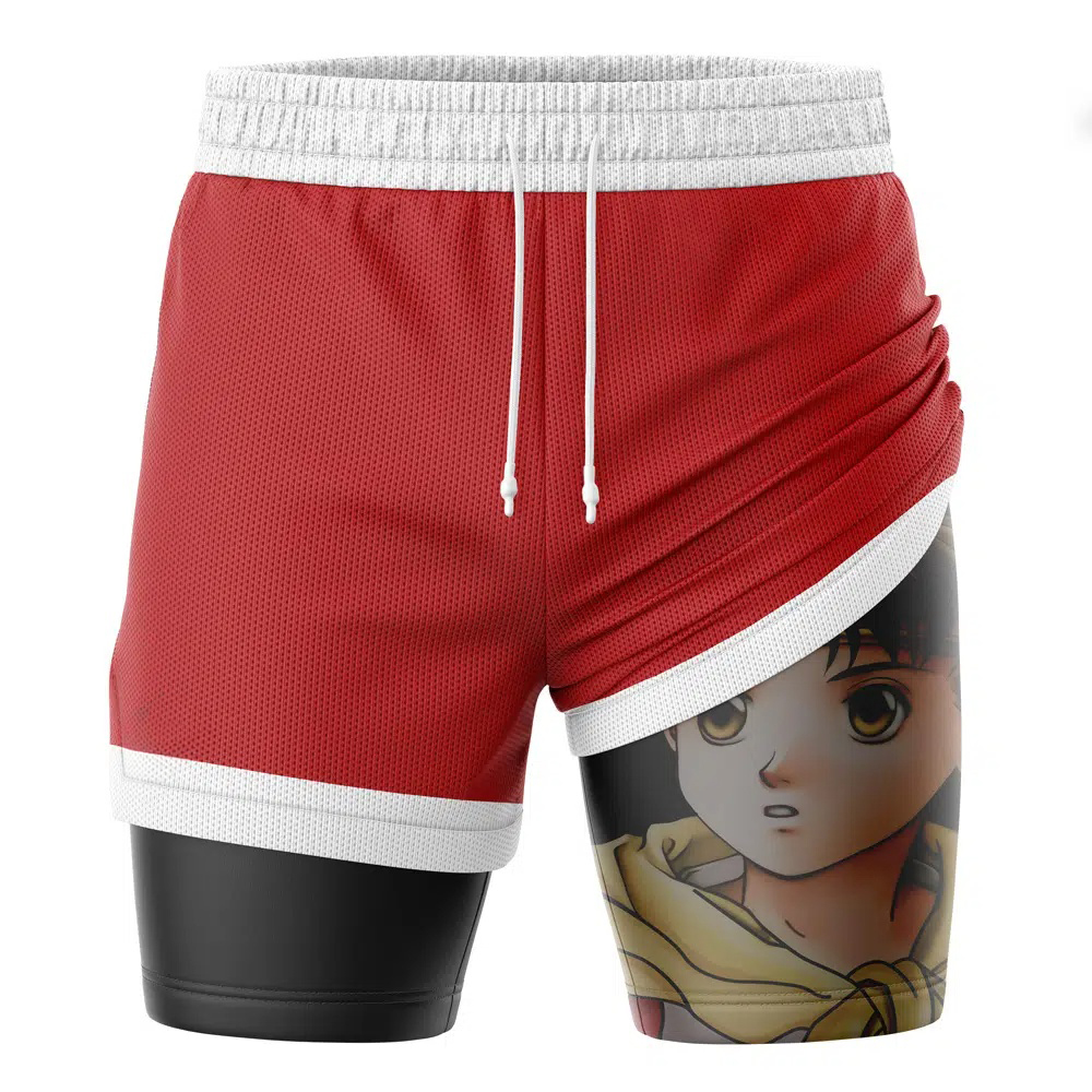 Riou Suikoden II Compression Workout Training Shorts (2-in-1)