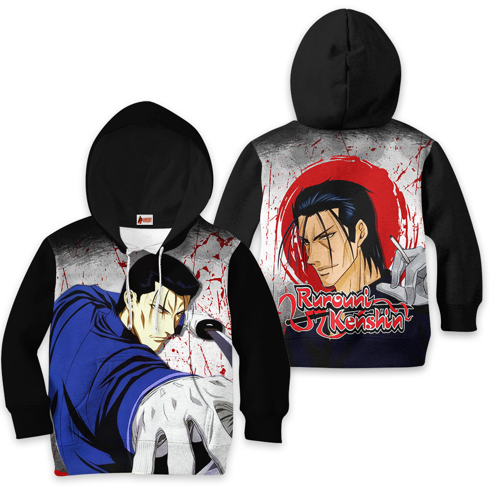 Kids Hoodie Rurouni Kenshin Hajime Saitou Rurouni Kenshin