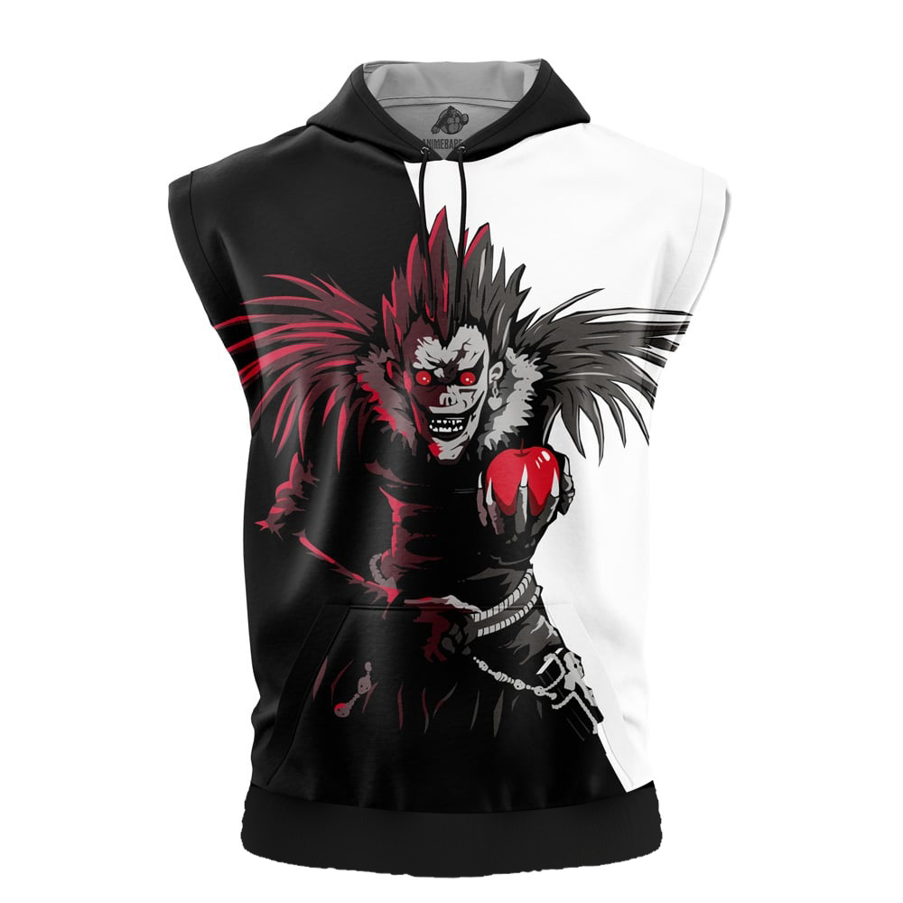 Ryuk Death Note Cut Off Sleeveless Workout Hoodie