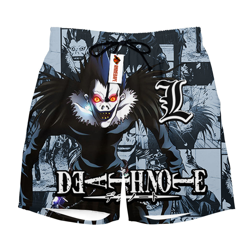 Ryuk Board Shorts Custom Manga Mixed Style 1503 Death Note