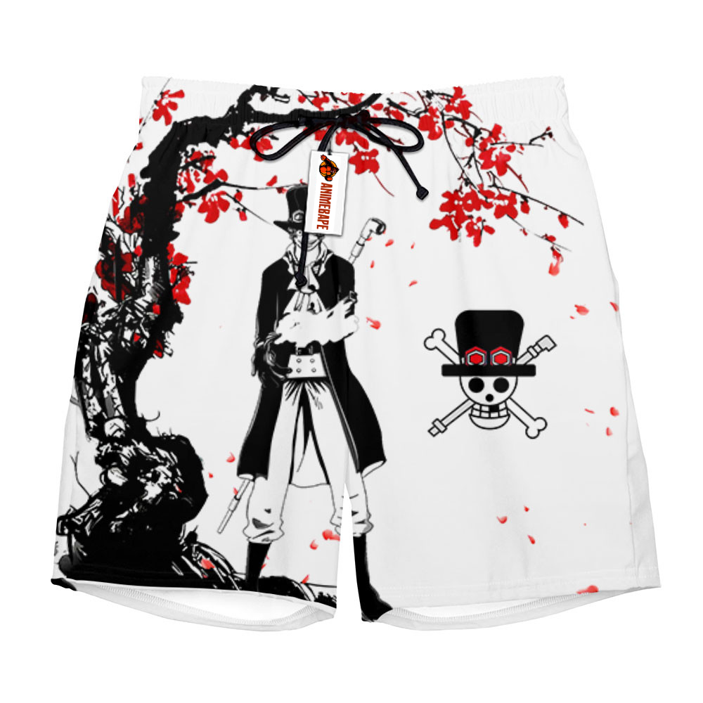 Sabo Board Shorts Pants Japan Cherry Blossom One Piece