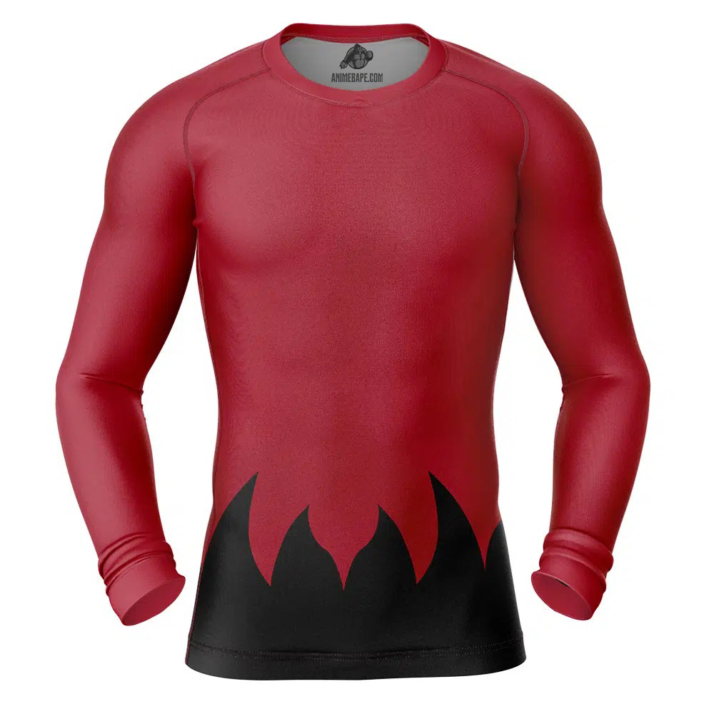 Sage Mode Shippuden Long Sleeve Rash Guard Compression Shirt Naruto