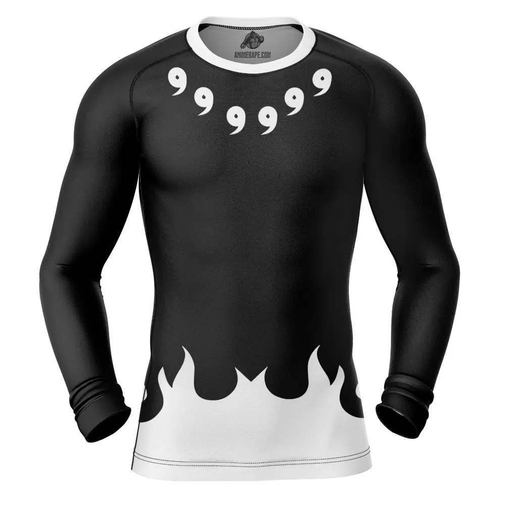 Sage of Six Paths Shippuden Long Sleeve Rash Guard Compression Shirt Naruto