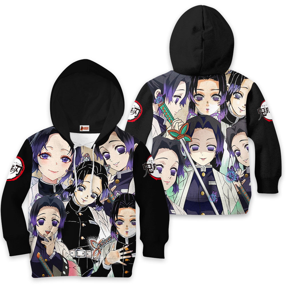 Kids Hoodie Shinobu Kocho 2 Demon Slayer Kimetsu No Yaiba